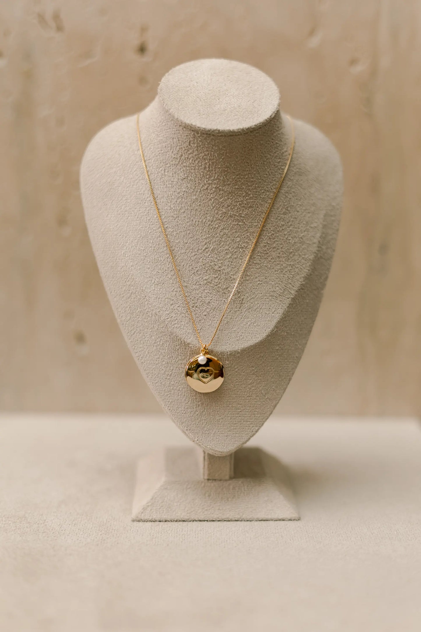 Colar Relicário Afeto Dourado