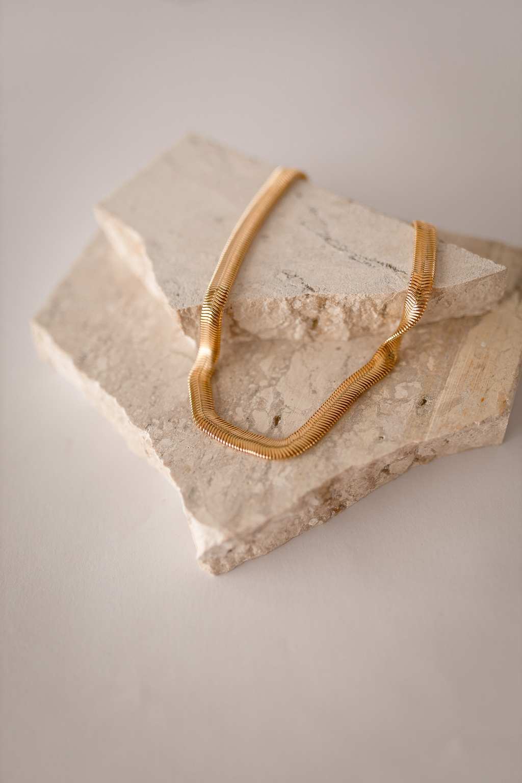 Choker Snake Dourado 8mm