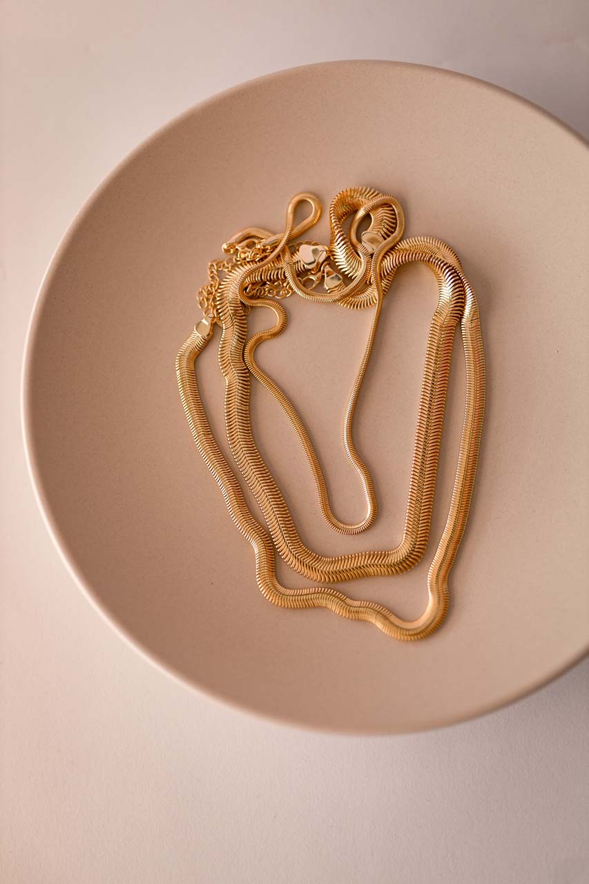 Colar Snake 6mm Ouro