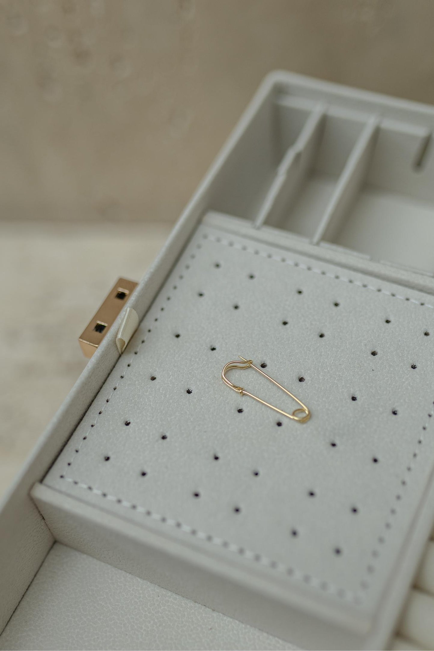 Alfinete Prata 925 Banho de Ouro 18k