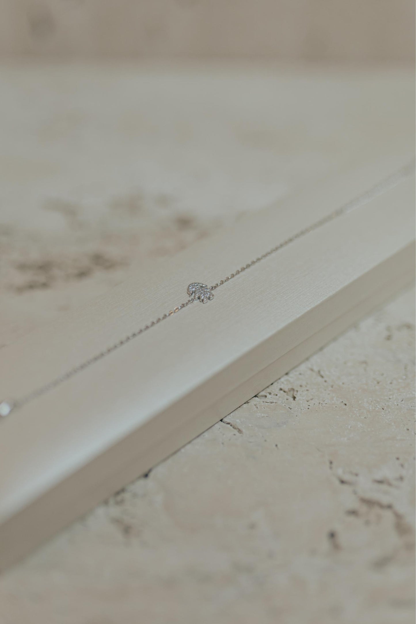 Pulseira Filhos Cravejado Prata 925 Ródio Branco