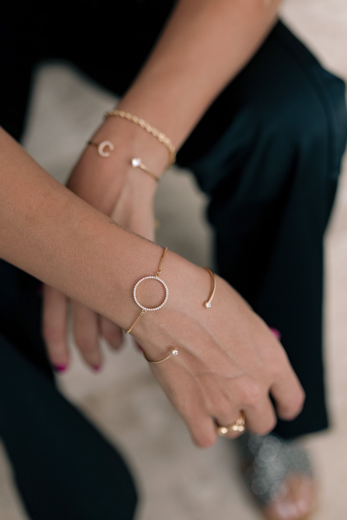 Pulseira Cordão Baiano 3mm Dourado