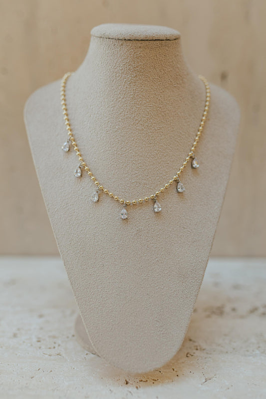 Colar Choker Bolinhas 7 Gotas Mix De Banhos
