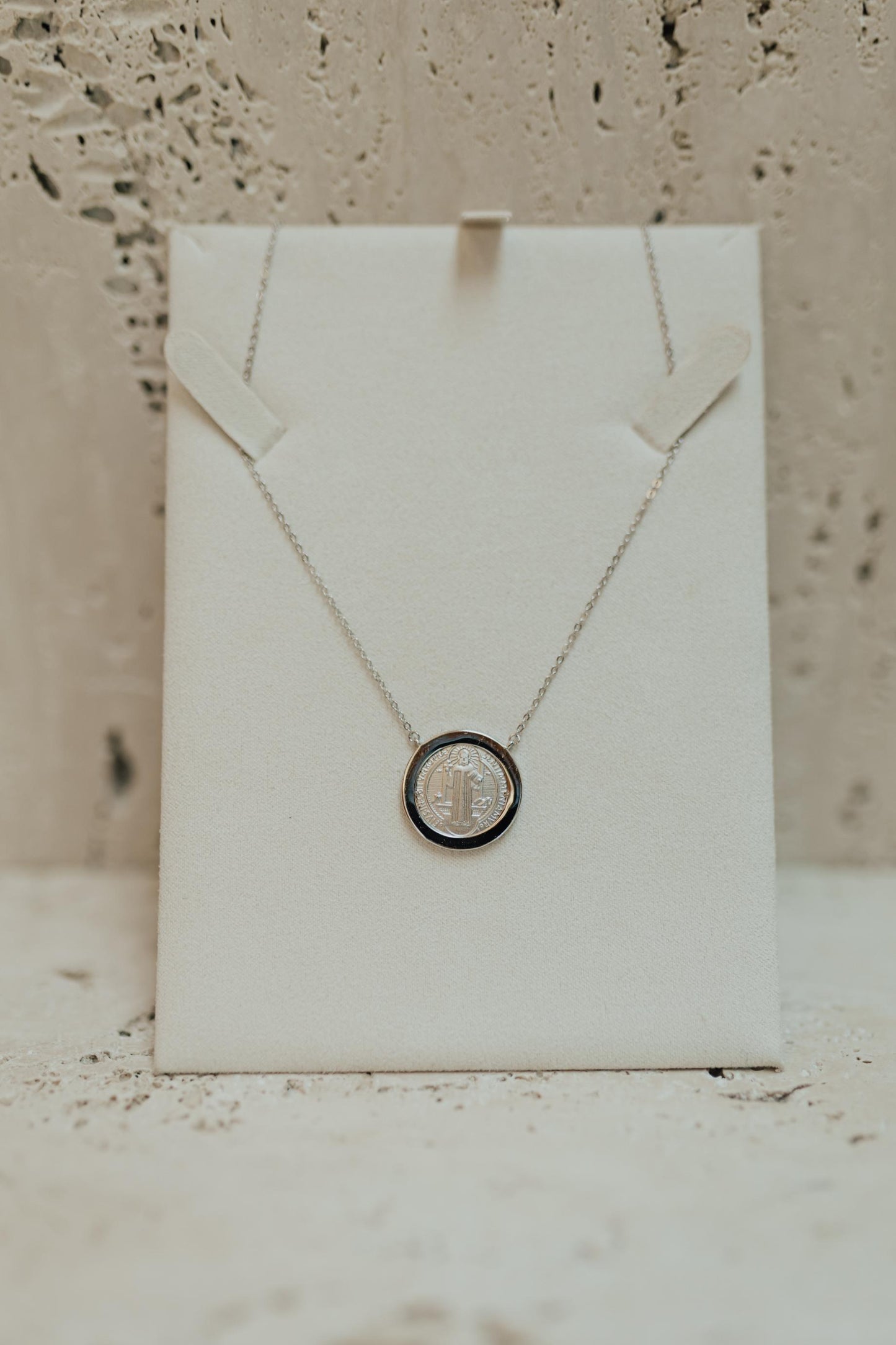 Colar São Bento Prata 925 Ródio Branco