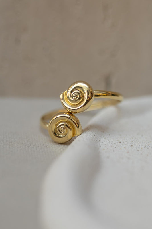 Bracelete Caracol Dourado