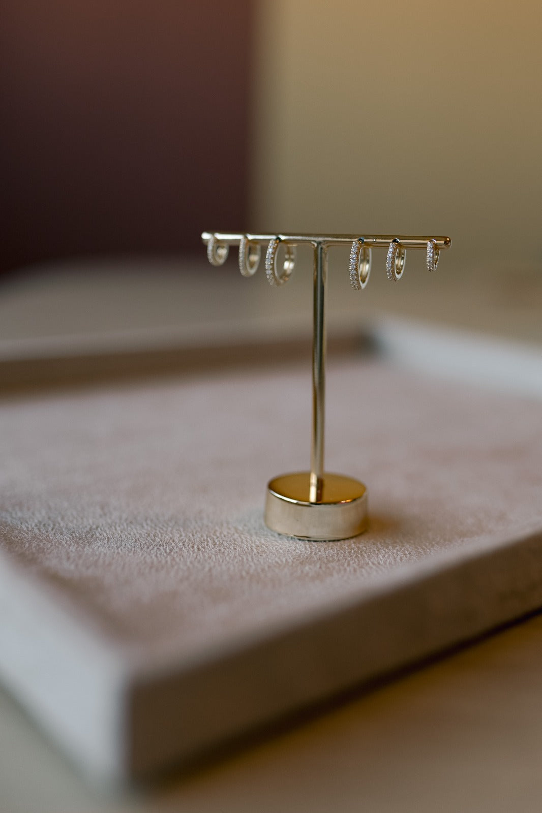 Kit Trio Argola Cravejada Dourado