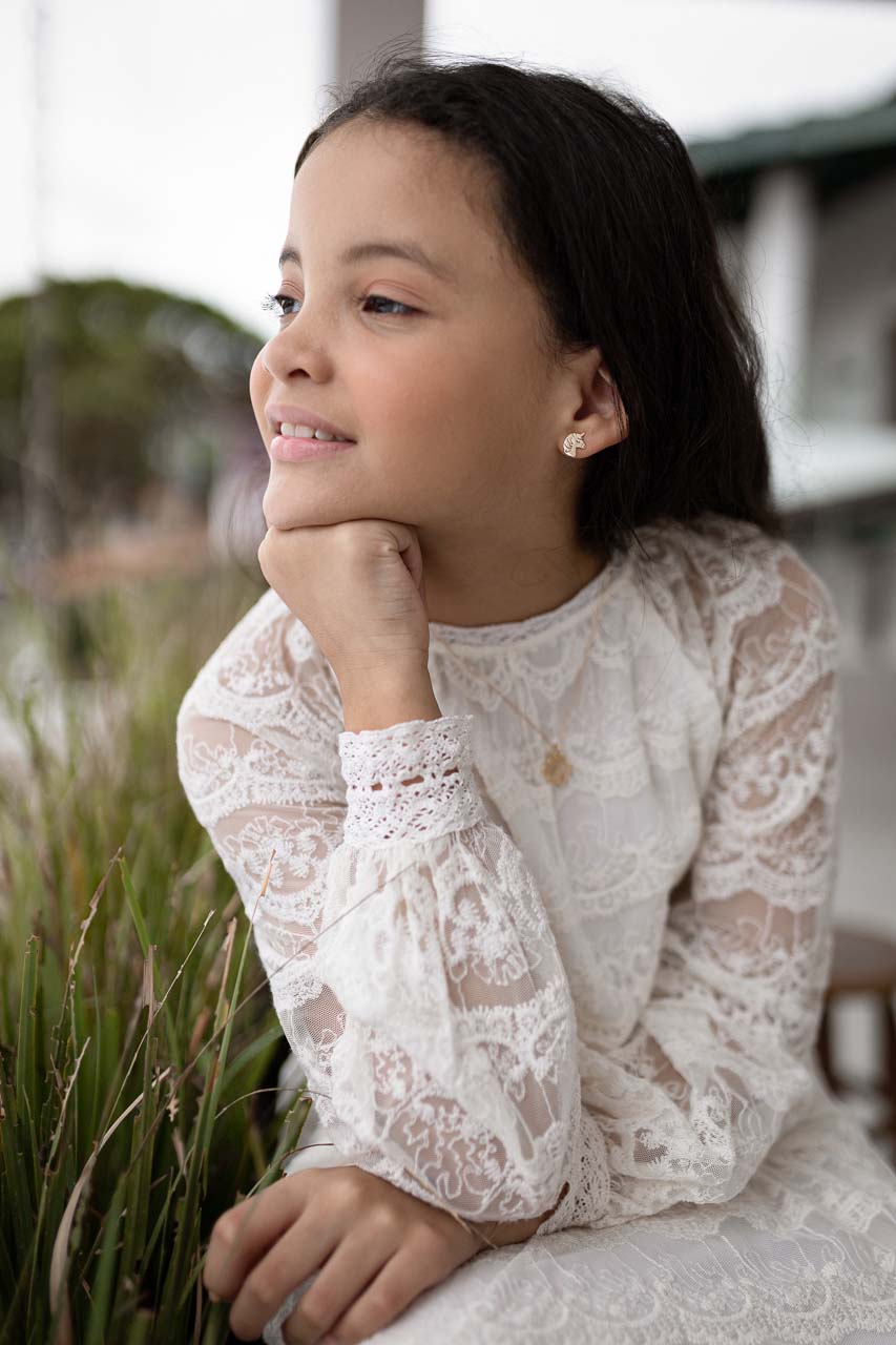 Brinco Infantil Unicórnio Dourado