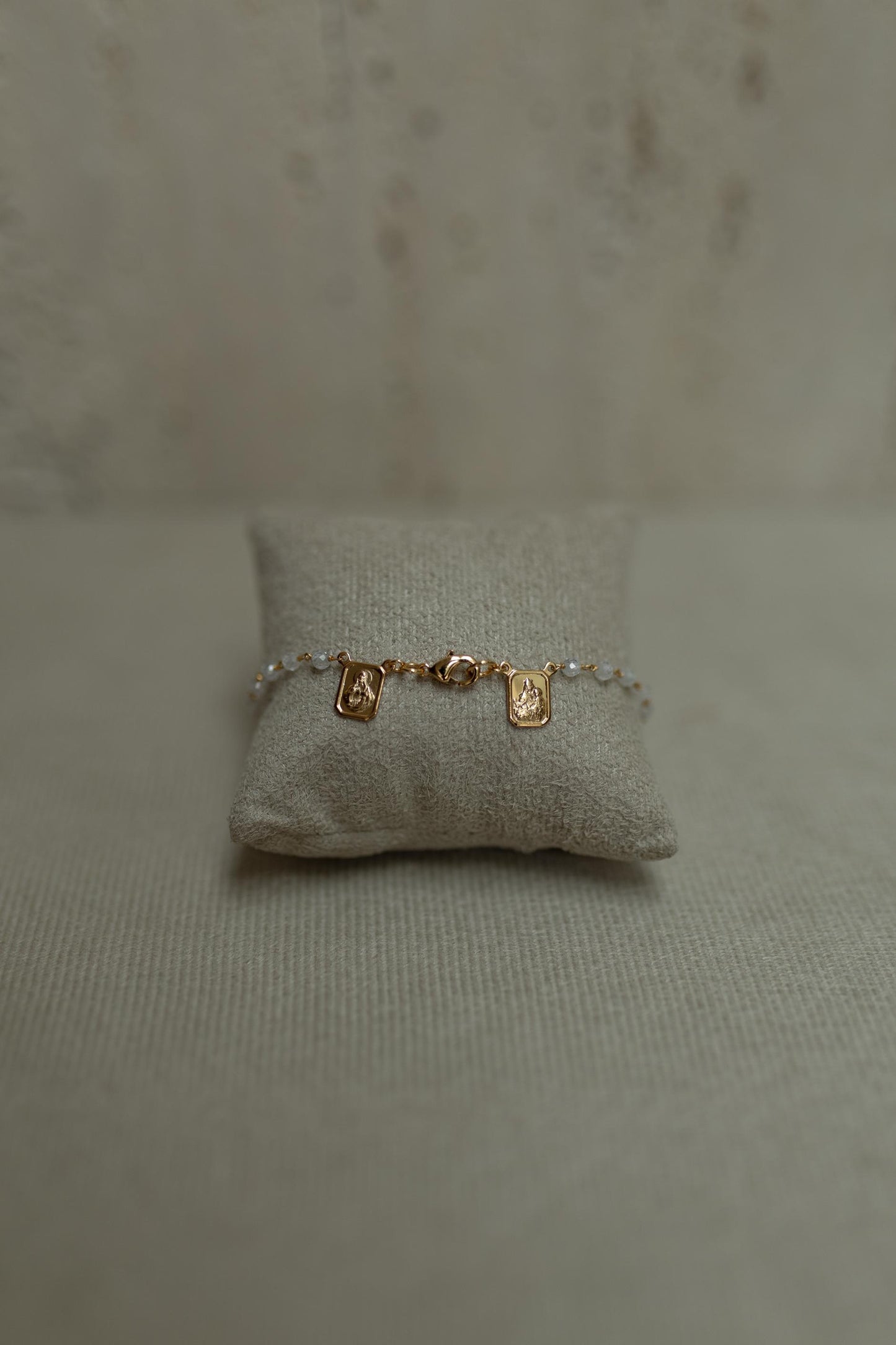 Pulseira de Escapulário Tradicional Dourado