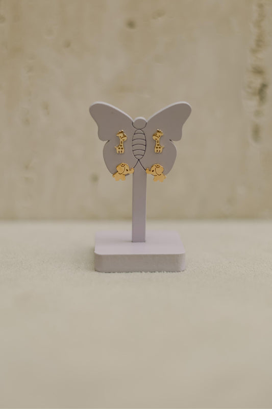 Brinco Infantil Elefantinho Dourado