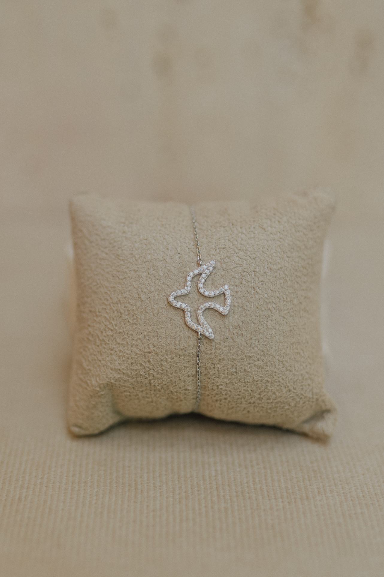 Pulseira Espírito Santo Cravejado Prata 925