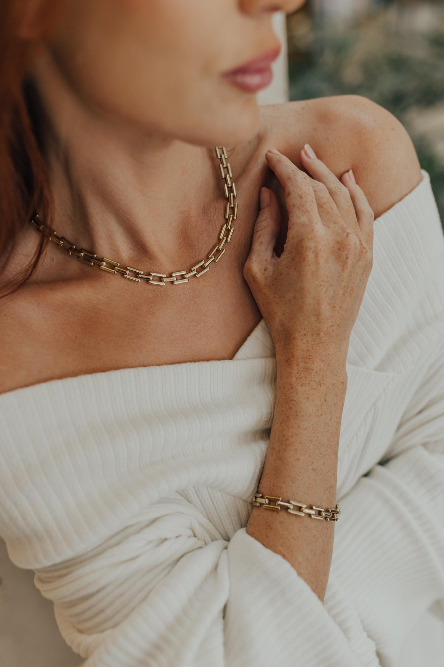 Pulseira de Elos Dourado