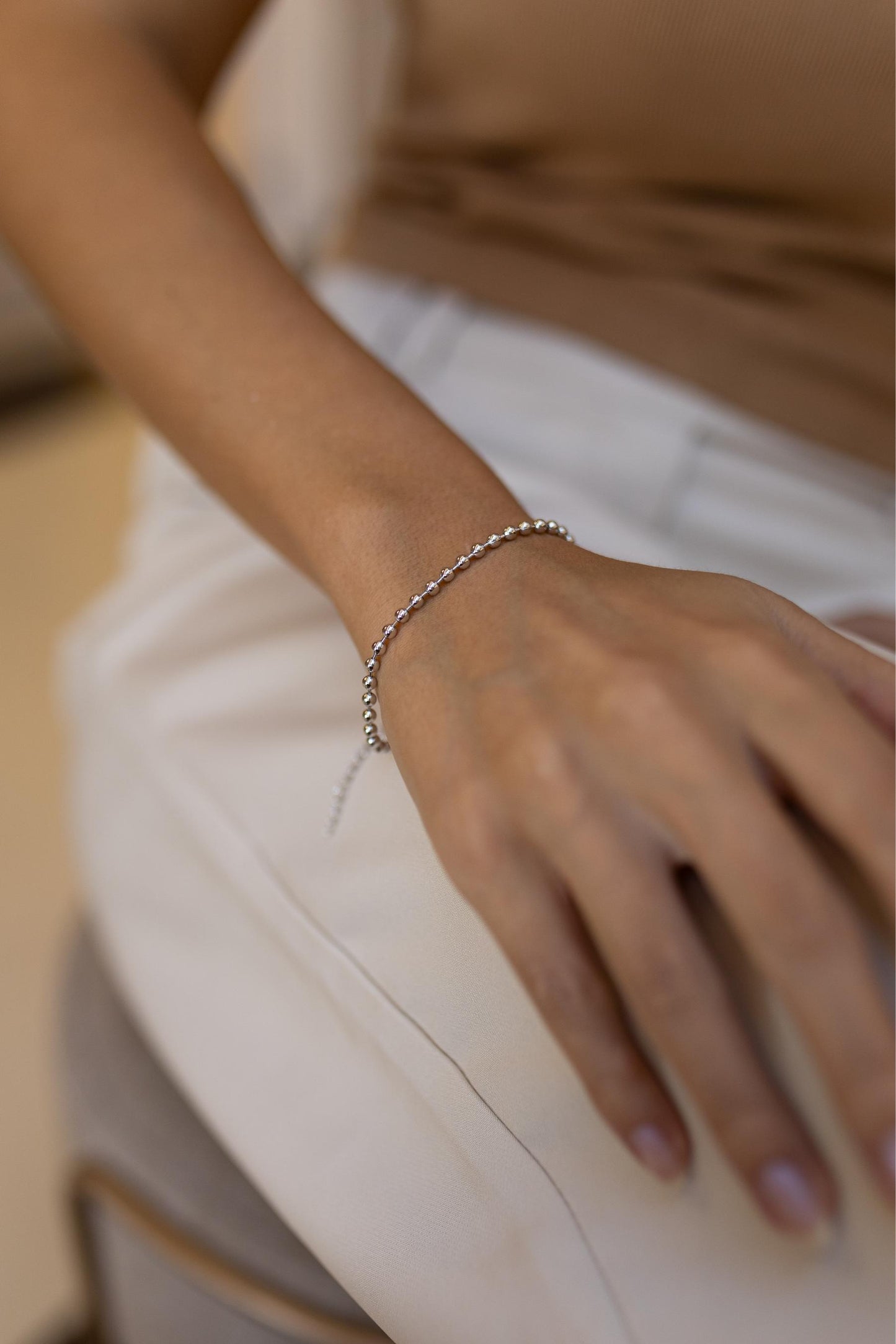 Pulseira Bolinhas 4mm