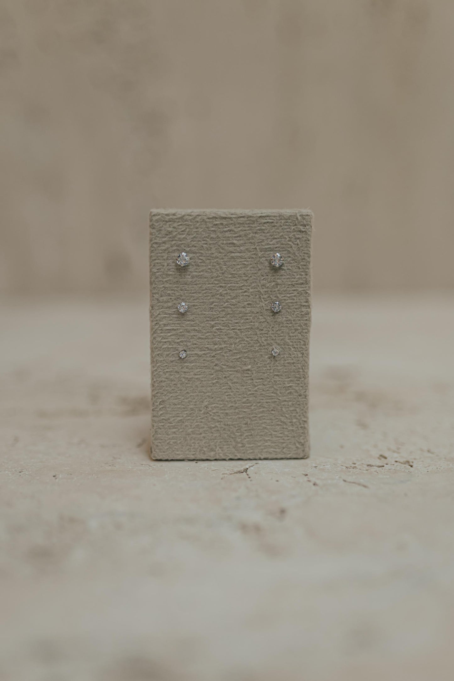 Kit 3 Brincos Ponto de Luz Prata 925 Ródio Branco