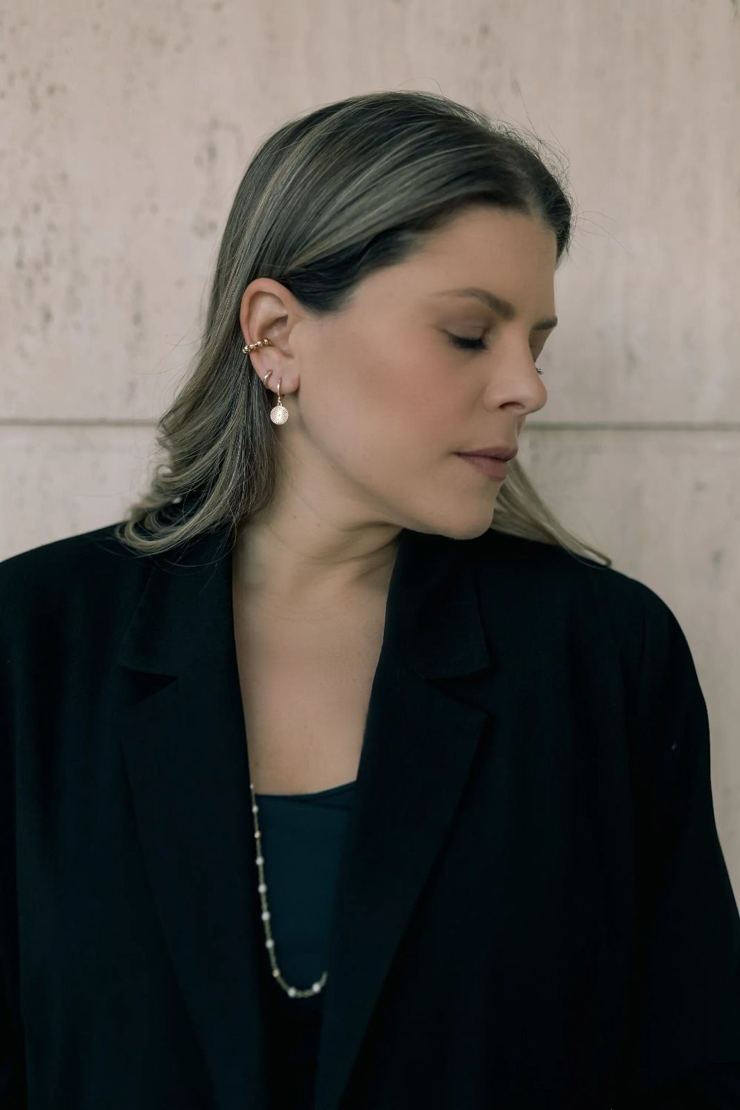 Piercing Fake Bolas Dourado