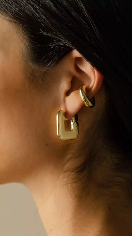 Piercing Fake Argola Liso Dourado