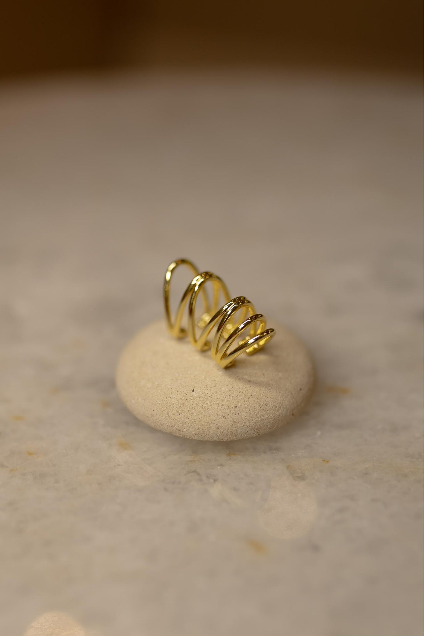Piercing Fake Maxi Cruzado Dourado