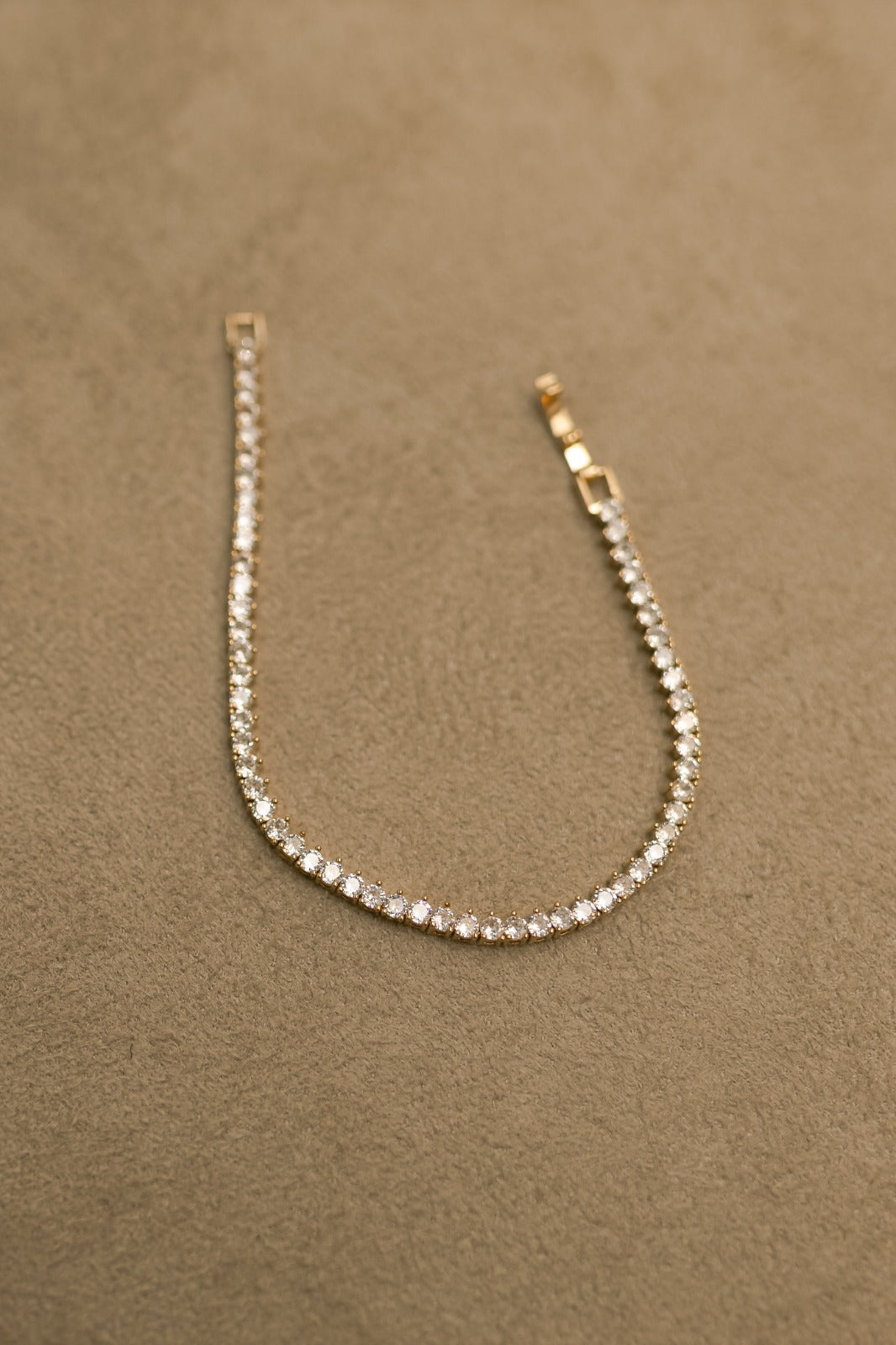 Pulseira Riviera 3mm Dourado
