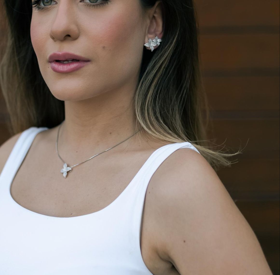 Brinco Ear Cuff Camélia