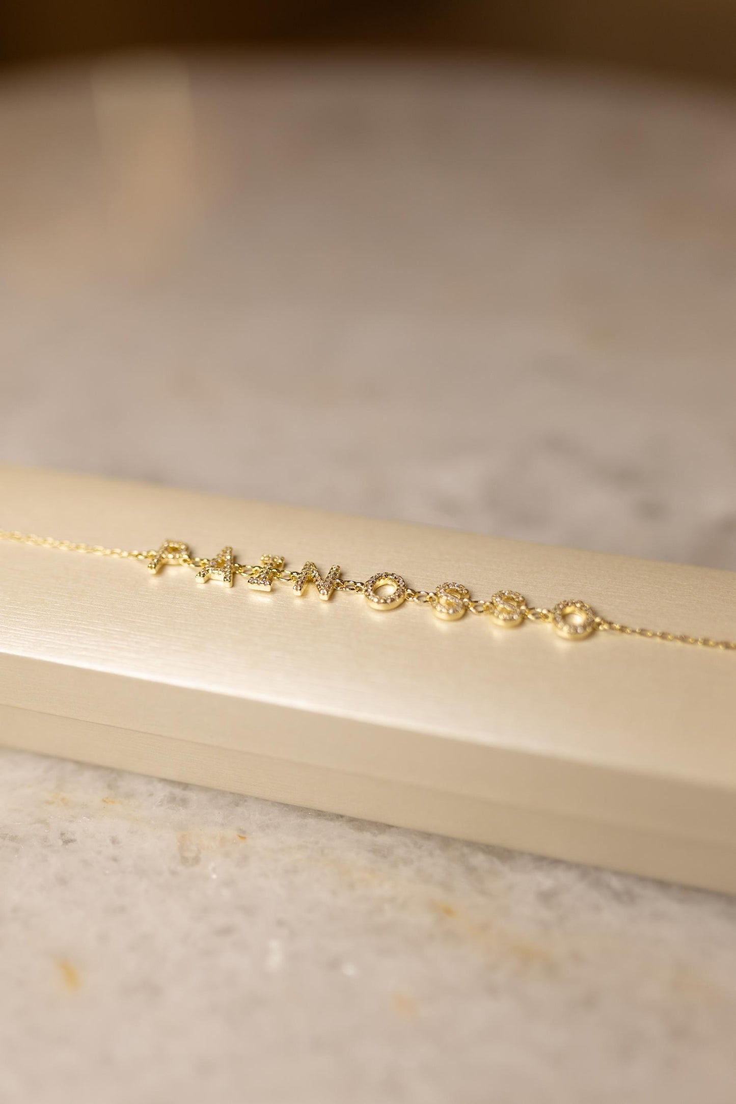 Pulseira Pai Nosso Dourado