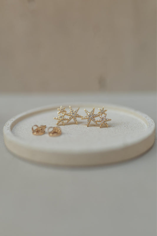 Brinco Ear Cuff Star Dourado