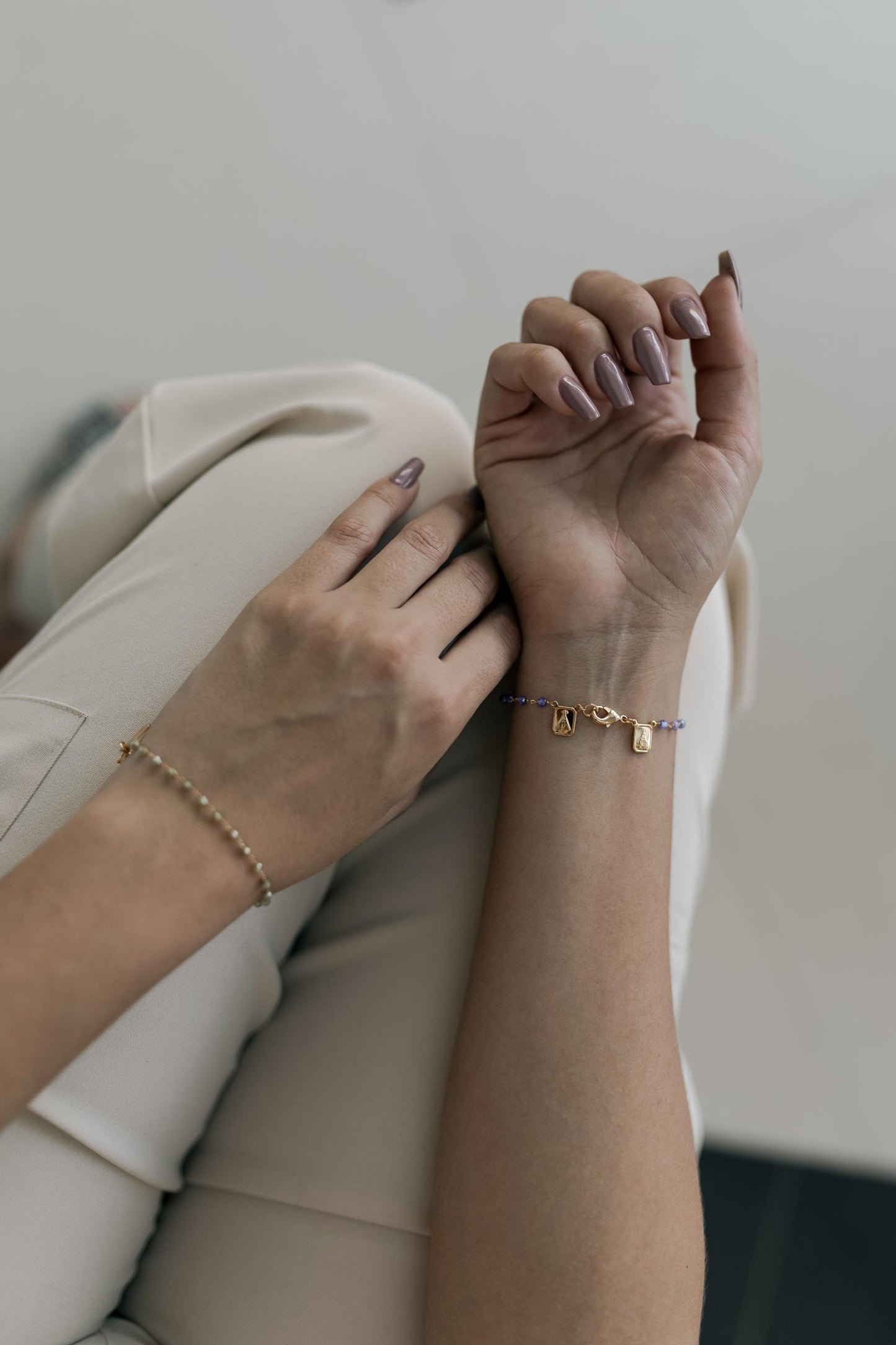 Pulseira de Escapulário Nossa Senhora Aparecida Ouro