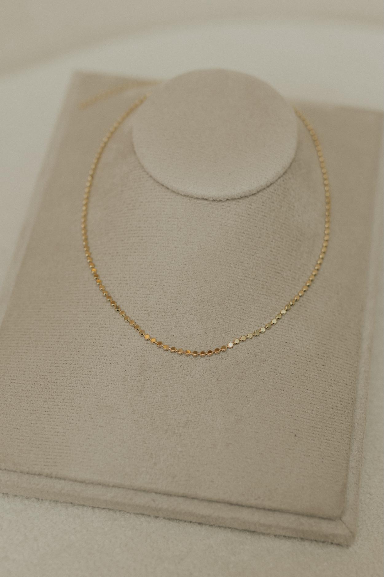 Colar Choker Chapinha Diamantada Dourado