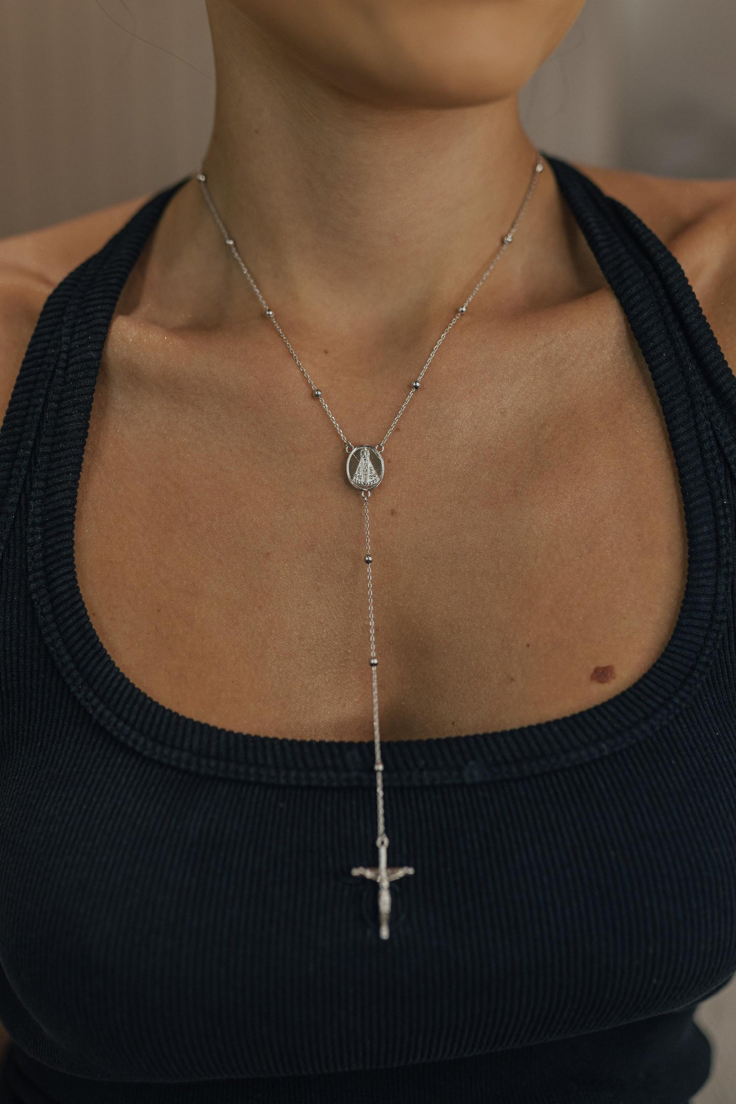 Colar Terço Maior Nossa Senhora Aparecida