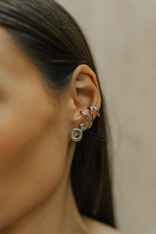 Piercing Fake X Ródio Branco