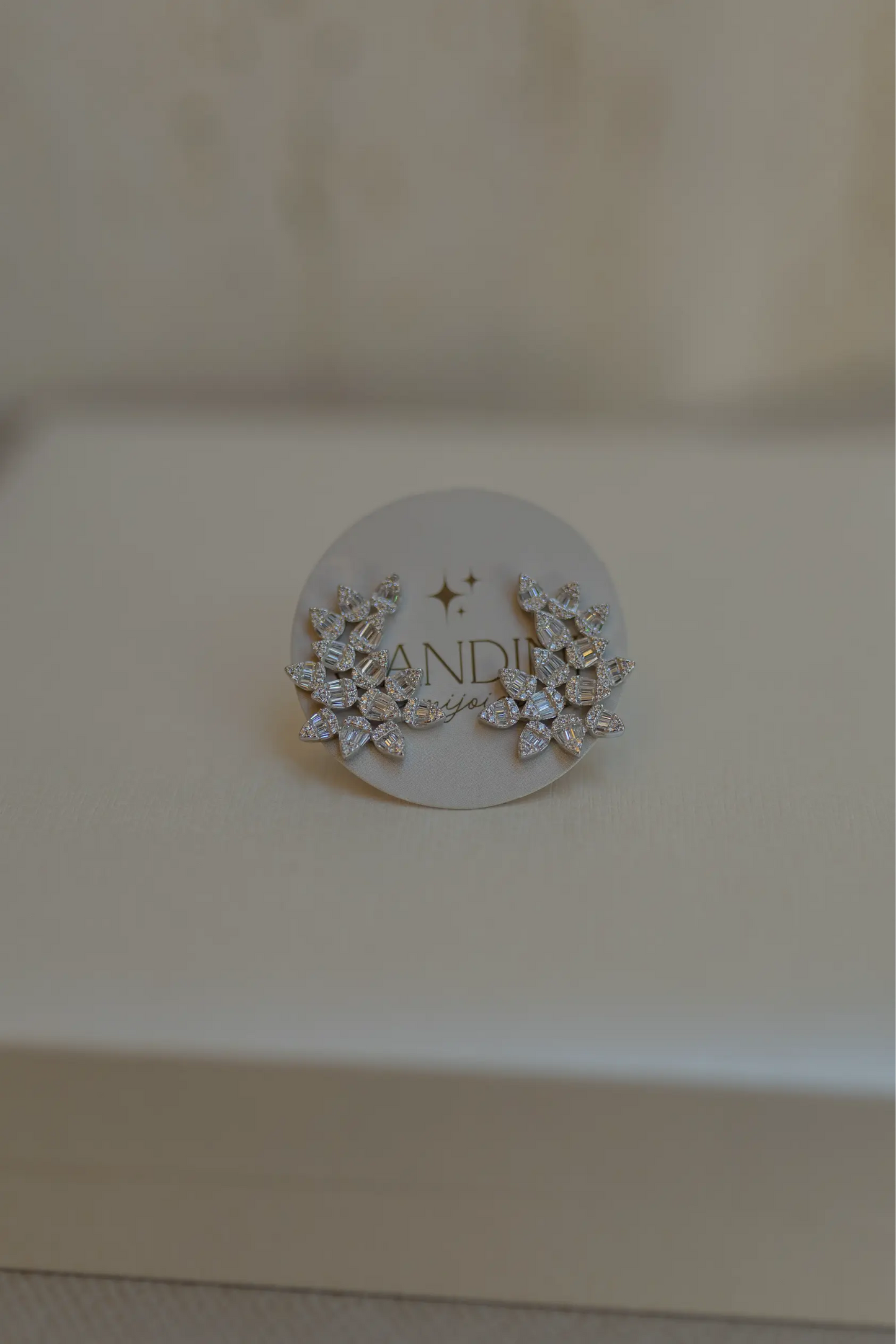 Brinco Ear Cuff Prata 925 Ródio Branco