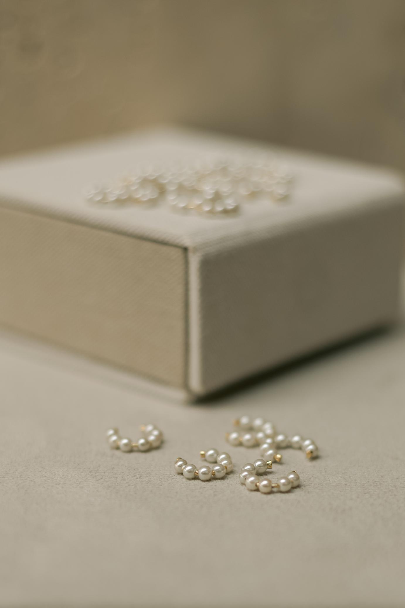 Piercing Fake Pérolas Dourado