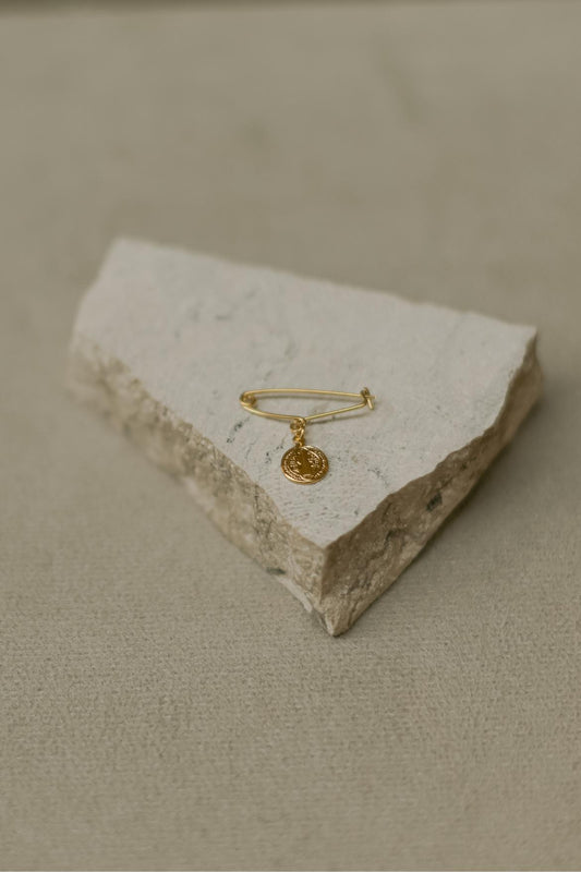 Alfinete Batizado Medalha de São Bento Dourado
