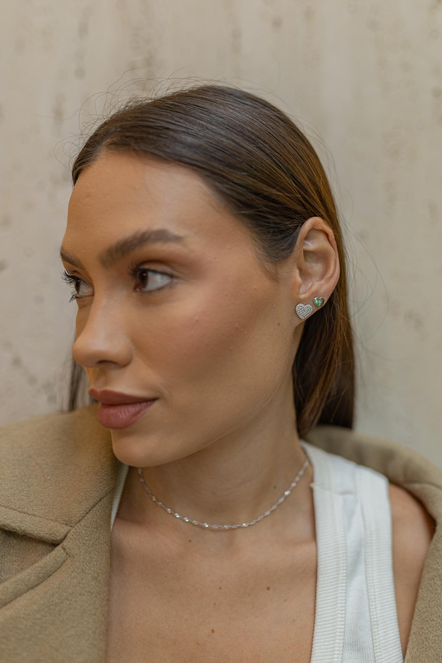 Colar Choker Singapura Ródio Branco