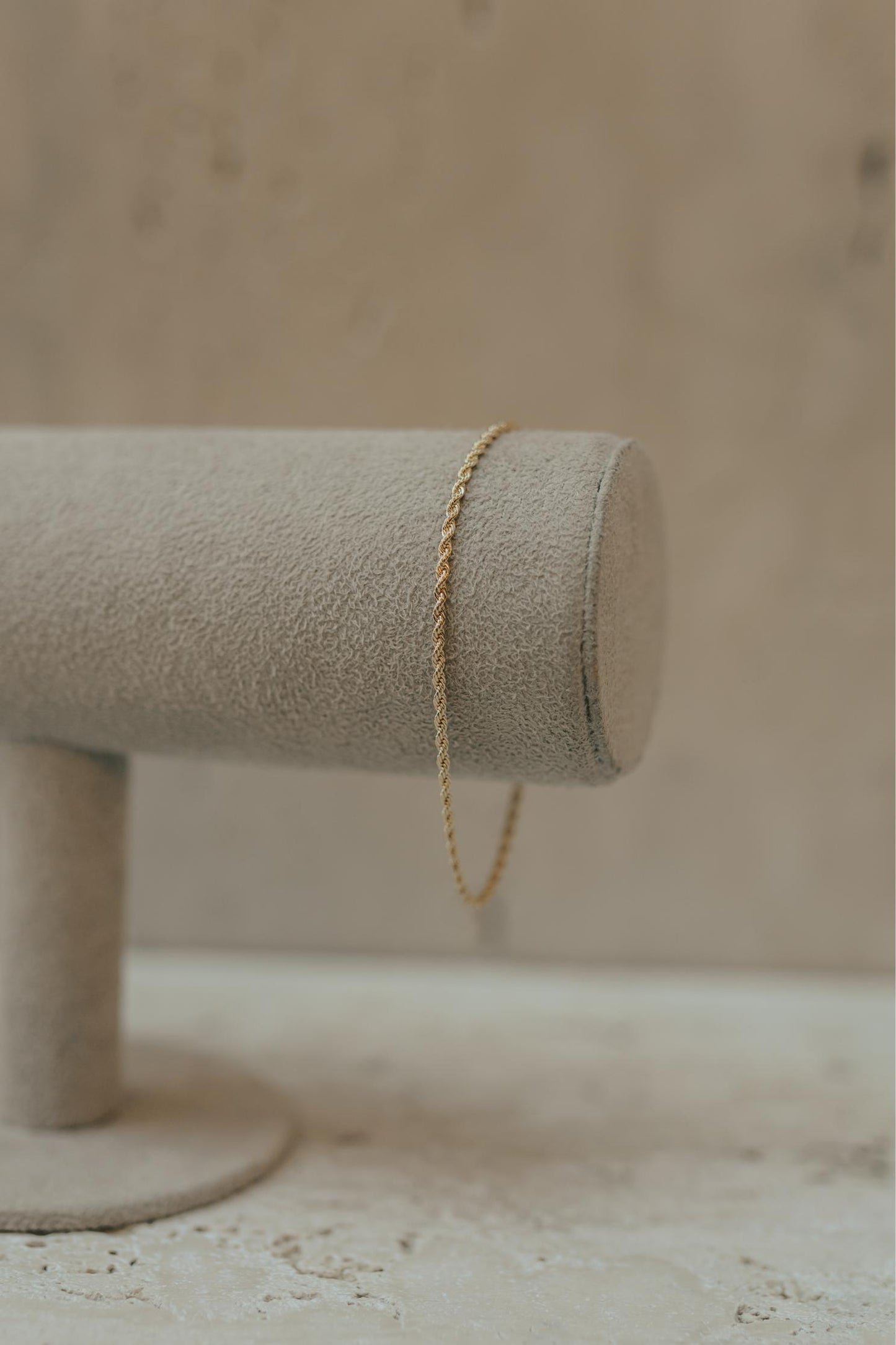 Pulseira Cordão Baiano 2mm Dourado