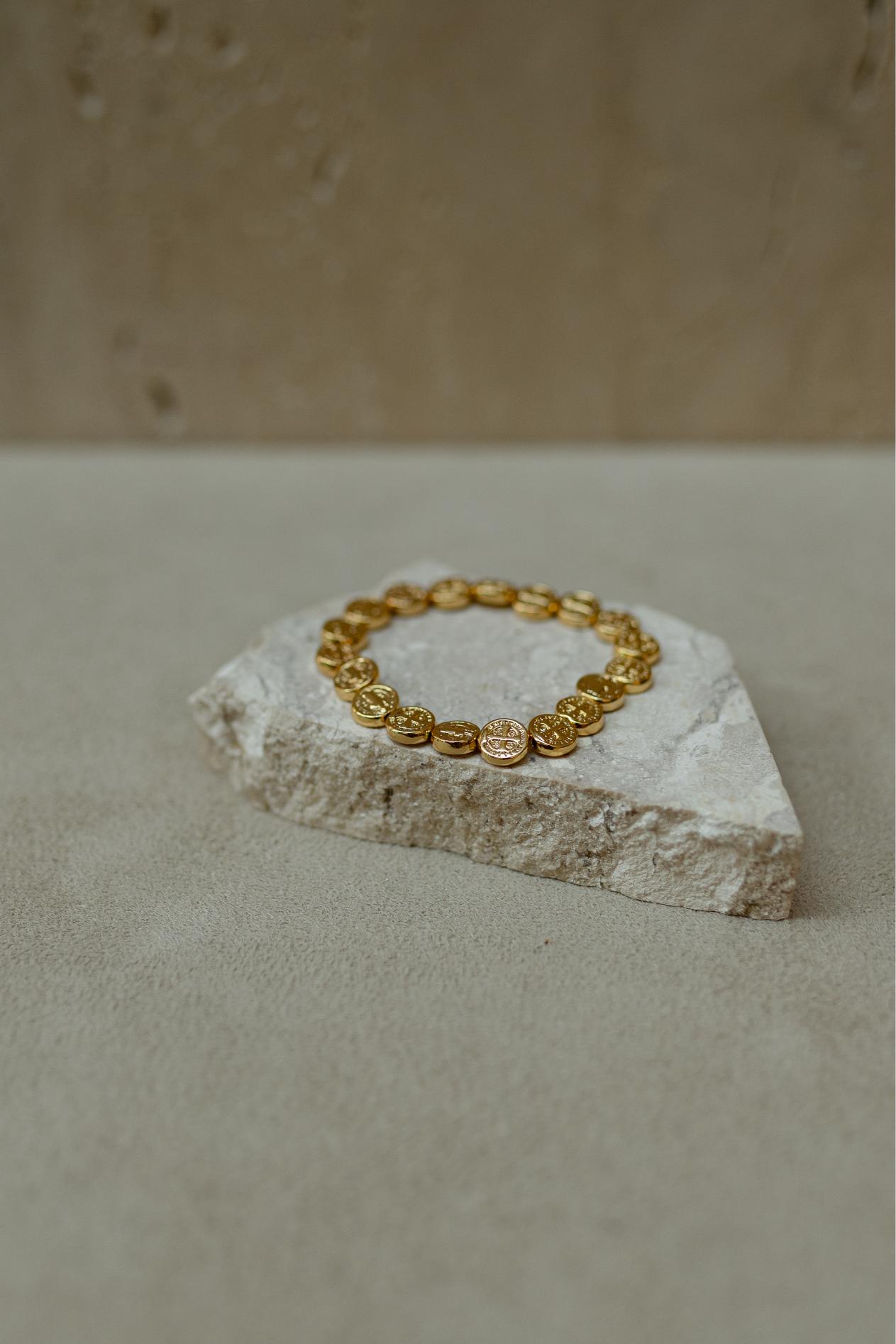 Pulseira de São Bento Dourado