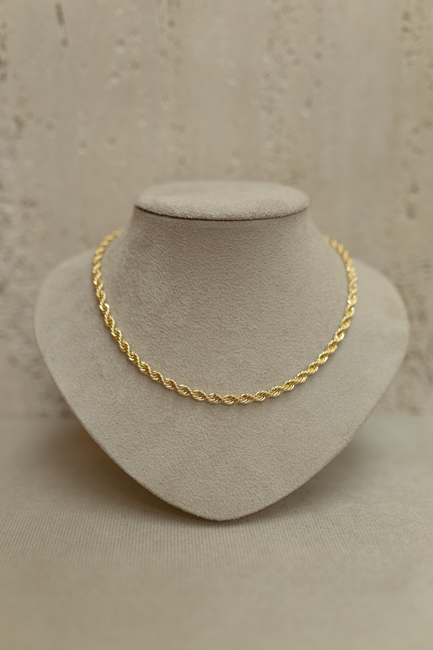 Colar Cordão Baiano 5mm Dourado