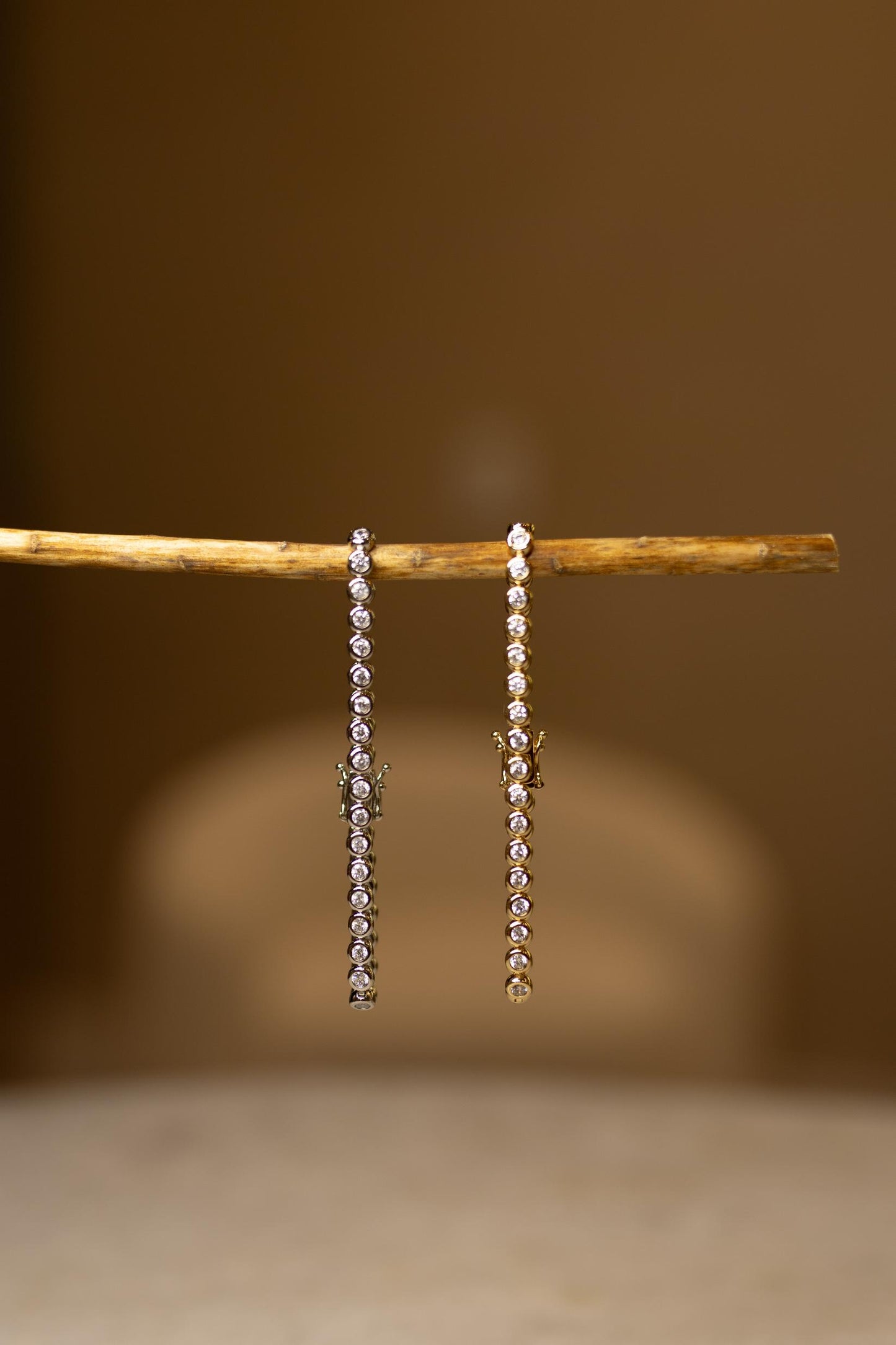 Pulseira Riviera Confete Cristal Ródio Branco
