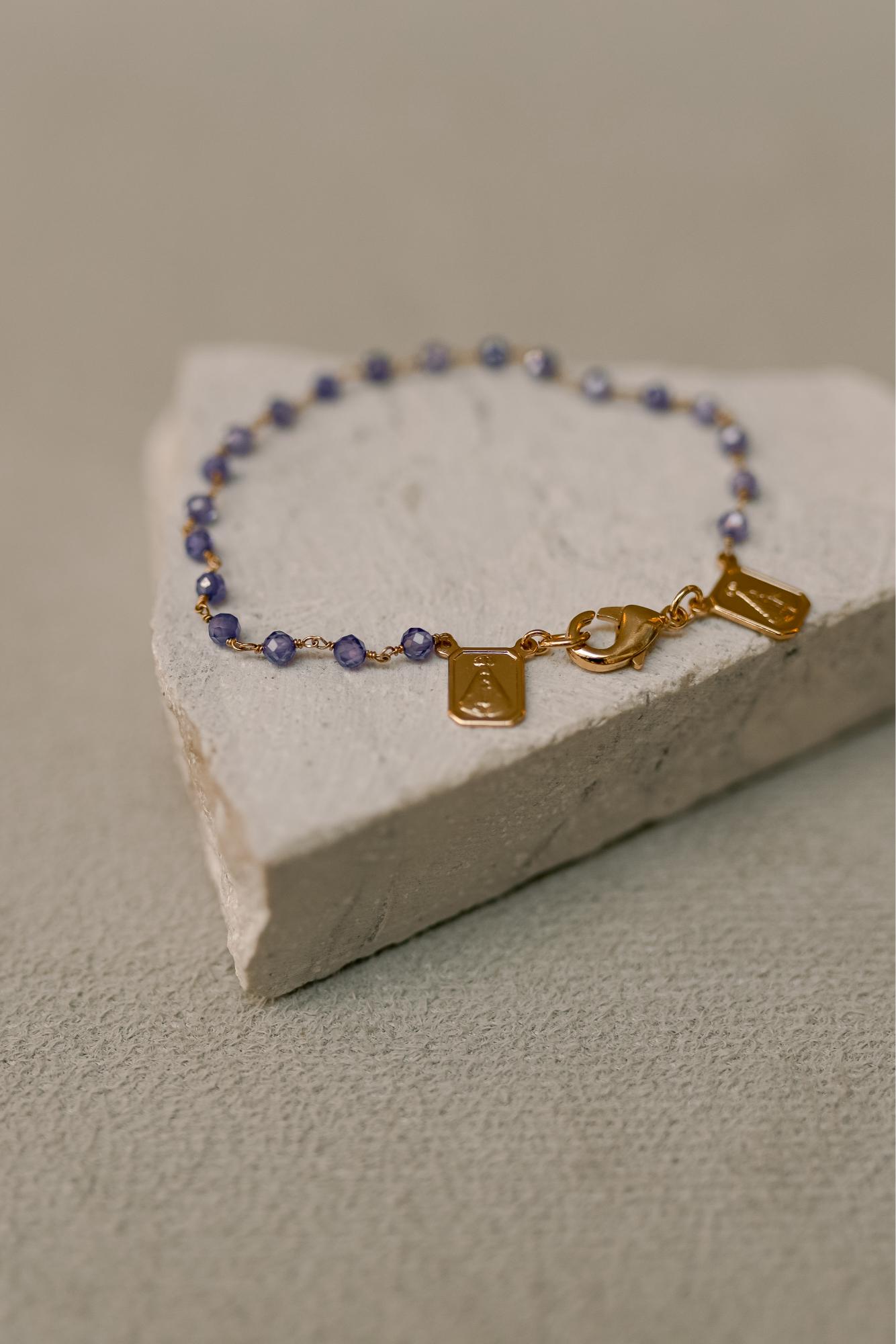 Pulseira de Escapulário Nossa Senhora Aparecida Ouro