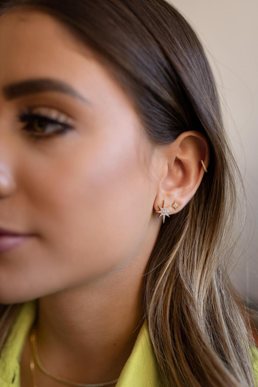 Brinco Mini Star Dourado