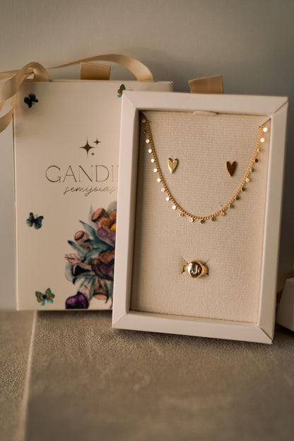 Choker Bolinhas Achatadas Dourado