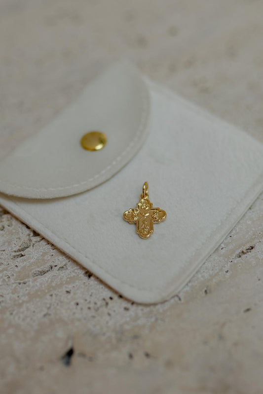 Pingente Cruz de Todos os Santos Dourado