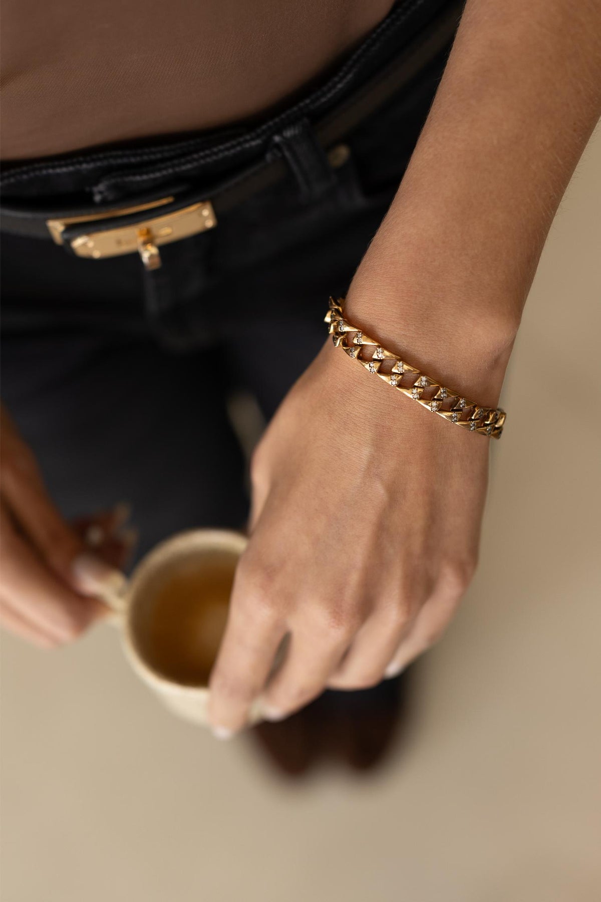 Pulseira Elos Ouro Vintage