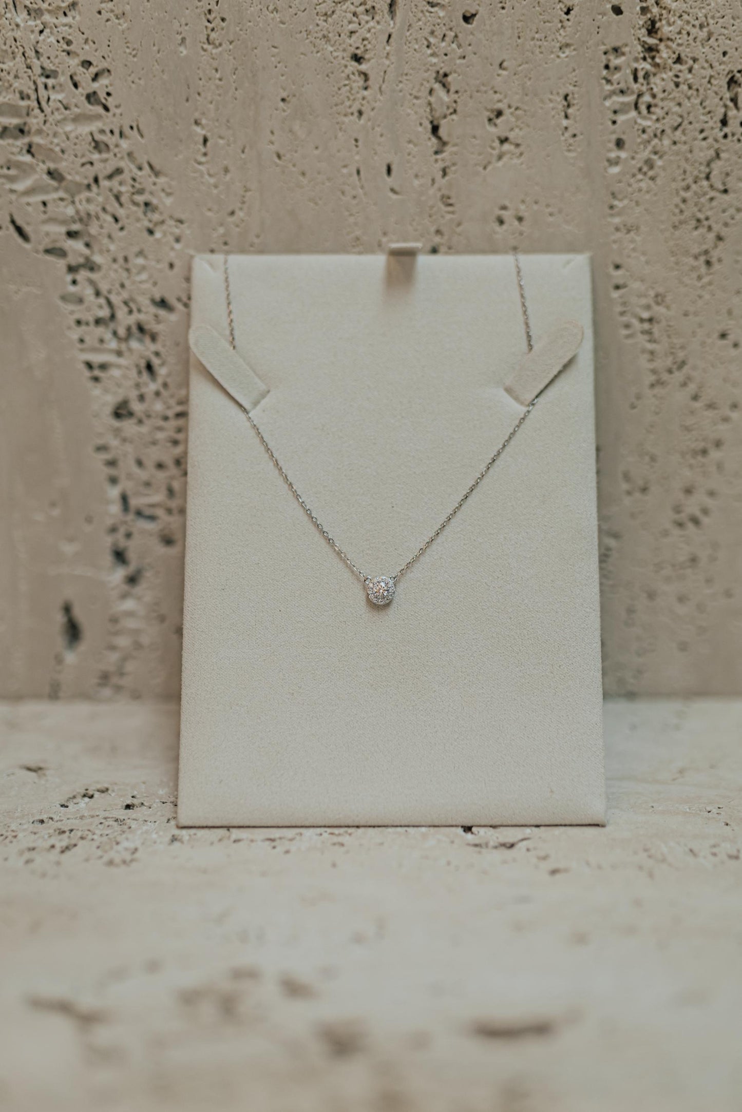 Colar Ponto de Luz Cravejado 4mm Glam Moissanite Prata 925 Ródio Branco