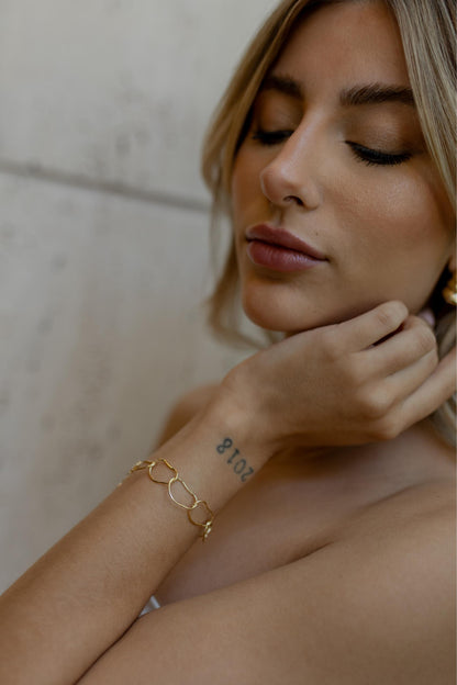 Pulseira Elos Orgânicos Dourado