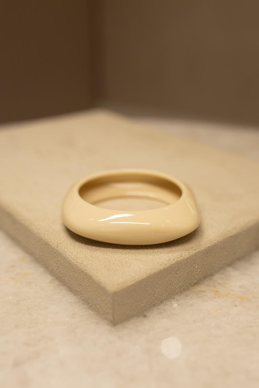 Bracelete Acrílico Marfim