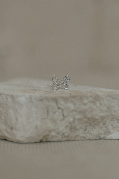 Piercing Hélix Borboleta Cravejada