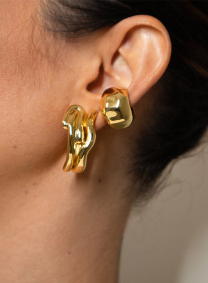 Brinco Argola Poésie Dourado