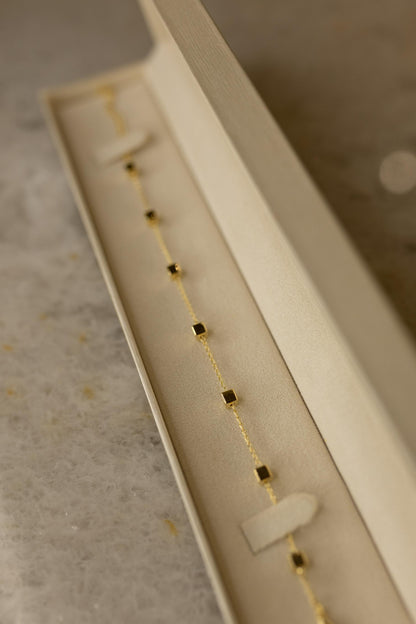 Pulseira Minimalista Square Dourado