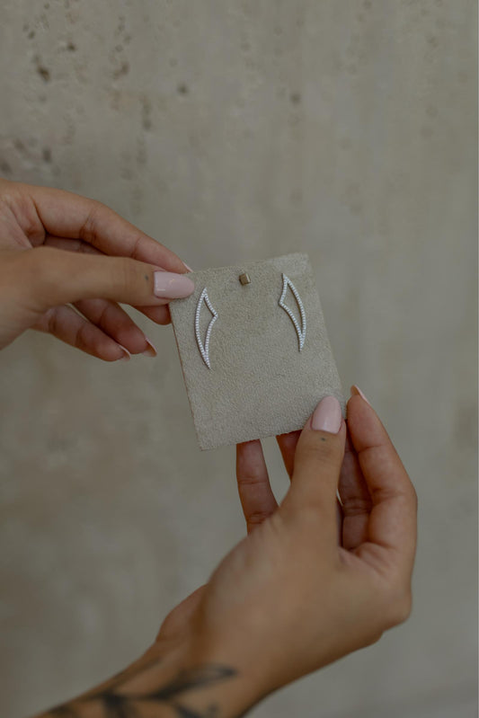 Brinco Ear Cuff Prata 925 Ródio Branco