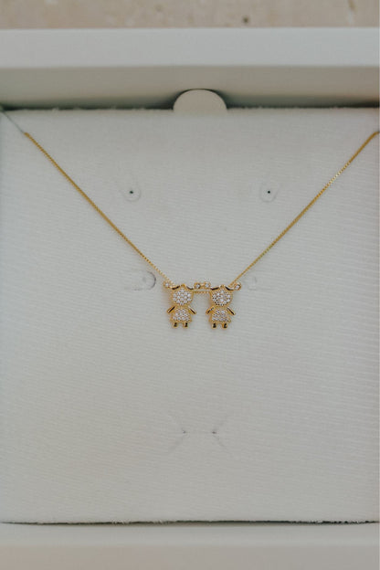 Colar Filhos Cravejado