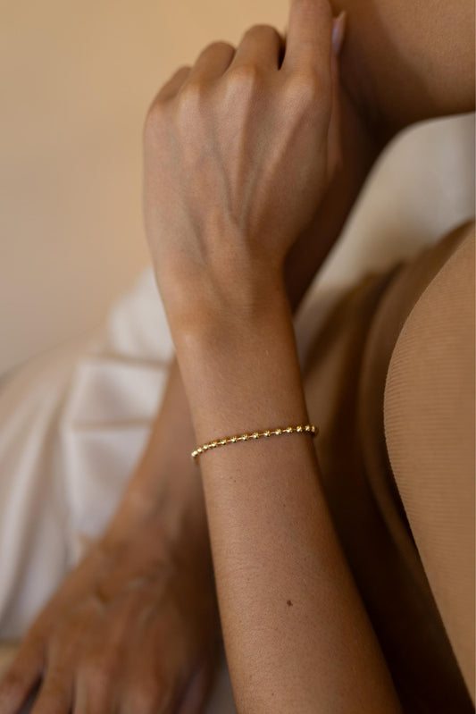 Pulseira Bolinhas 4mm